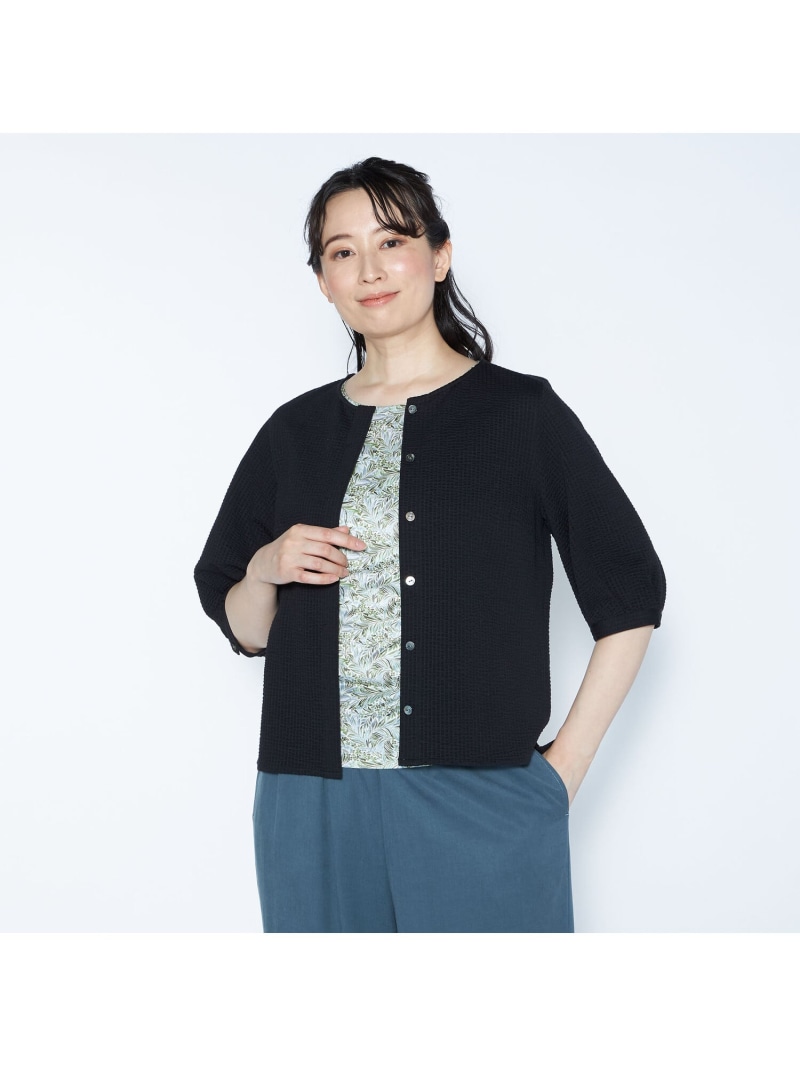 【SALE／56%OFF】シアサッカーストライプカットソー SCAPA スキャパ トップス カットソー・Tシャツ ホワイト ブラック レッド【RBA_E】【送料無料】[ Fashion]｜スキャパ／キース