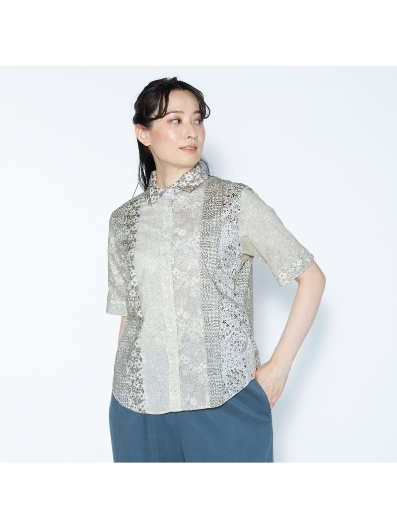 SCAPA Lサイズ / スキャパエルサイズ ロイヤルオックスブラウス ロイヤルオックスブラウス （シャツ・ブラウス）｜SCAPA Lサイズ