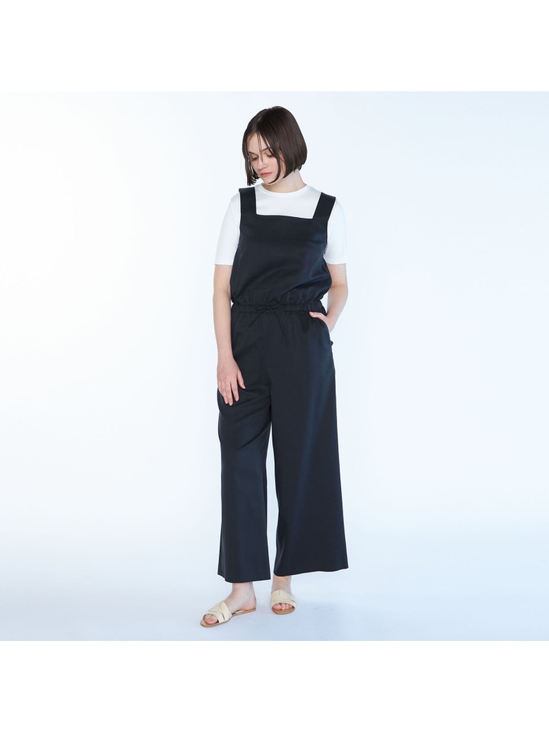 【SALE／52%OFF】ナチュラルチノオールインワン SCAPA スキャパ ワンピース・ドレス ドレス ブルー ブラック【RBA_E】【送料無料】[ Fashion]｜スキャパ／キース