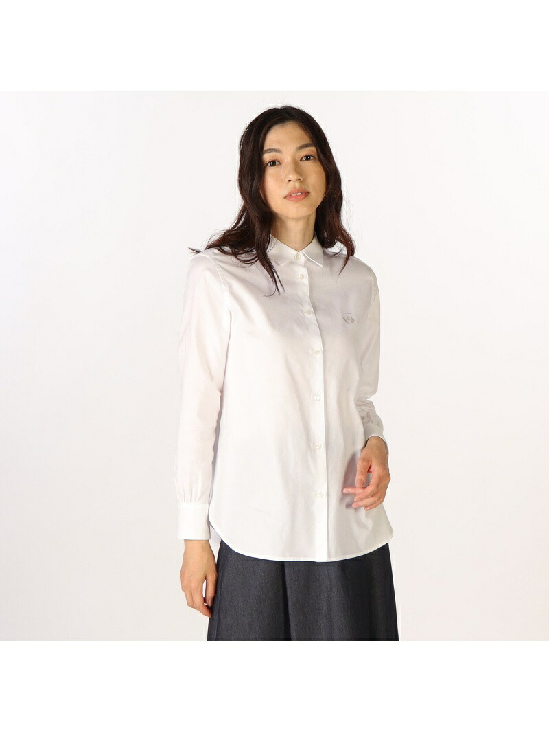 100/2オックスフォードブラウス KEITH キース トップス シャツ・ブラウス ブルー ホワイト【送料無料】[ Fashion]｜スキャパ／キース