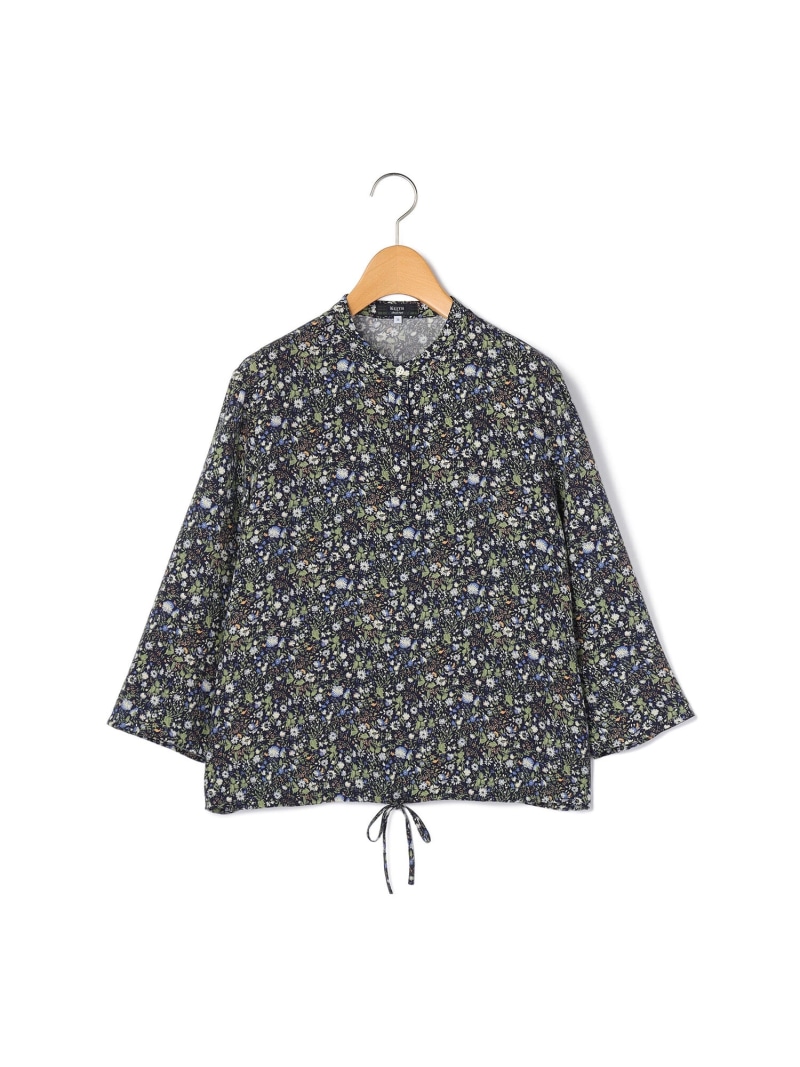 【SALE／45%OFF】【Lサイズ】Garden Bloomsブラウス KEITH キース トップス シャツ・ブラウス ベージュ ネイビー【RBA_E】【送料無料】[ Fashion]｜スキャパ／キース