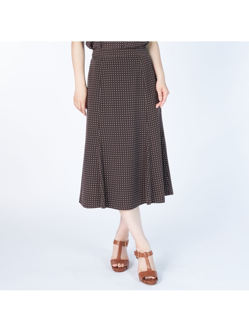 【SALE／49%OFF】【Lサイズ】スクエアドットスカート KEITH キース スカート その他のスカート ネイビー【RBA_E】【送料無料】[ Fashion]｜スキャパ／キース