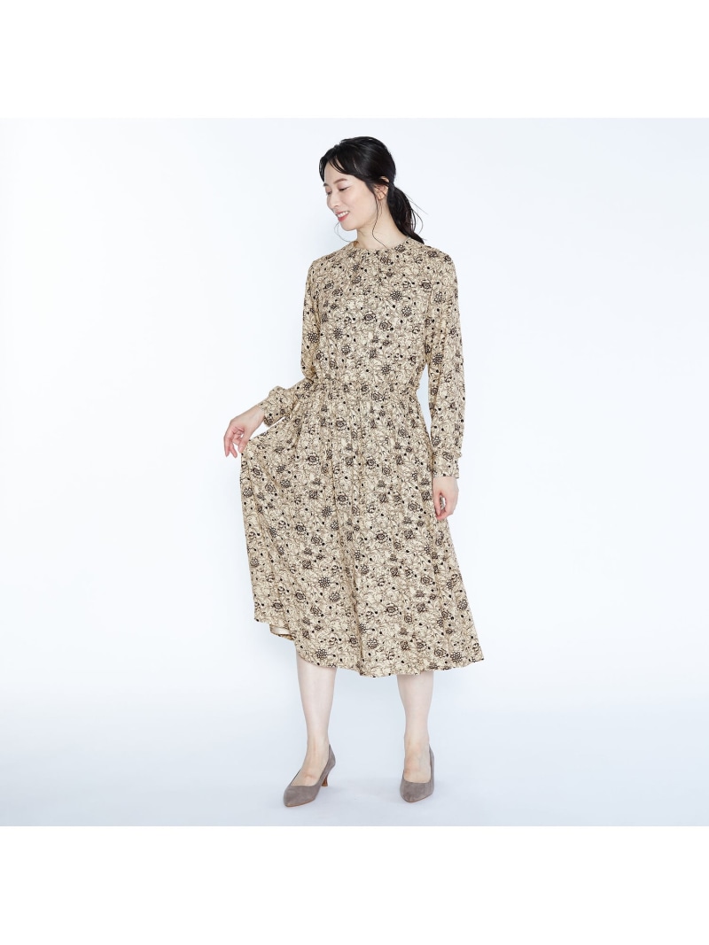 楽天市場】【SALE／60%OFF】シックフラワープリントワンピース SCAPA