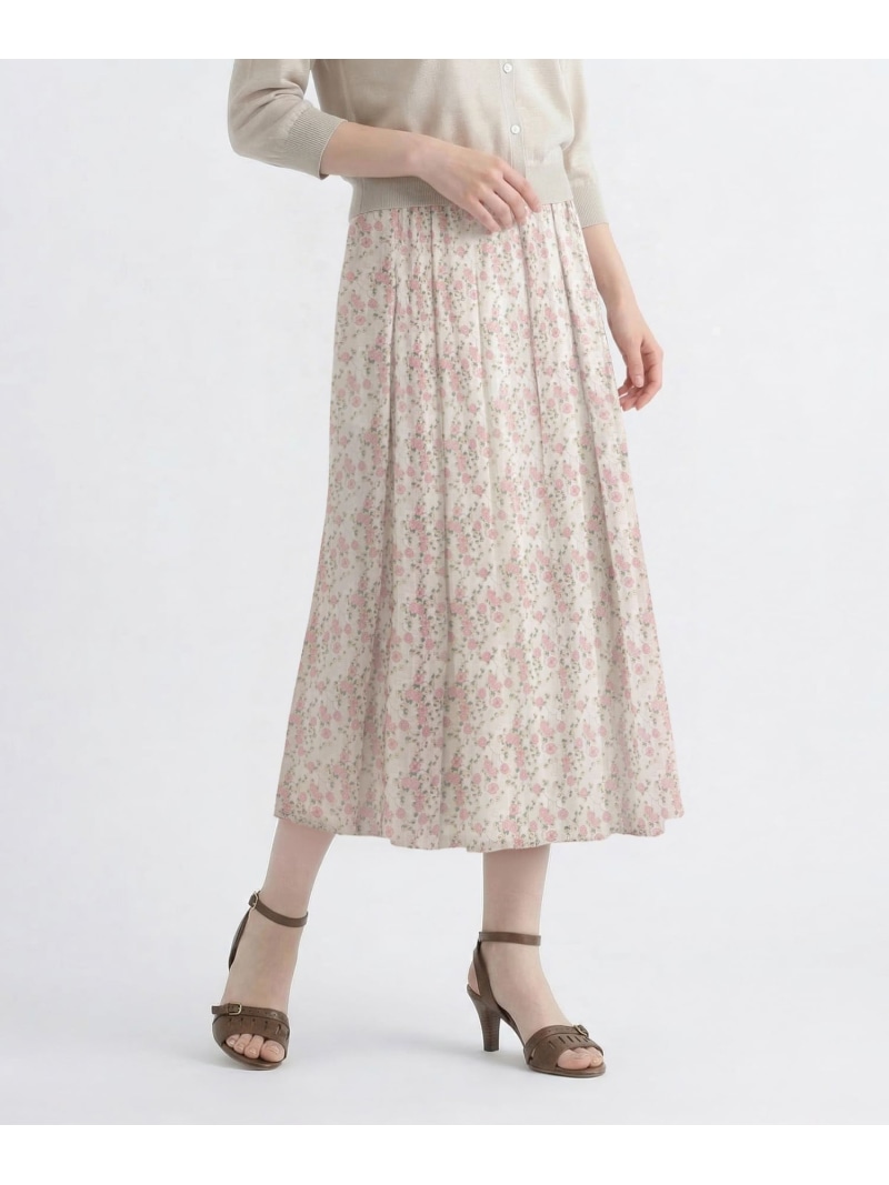 Liberty Print ギルドフラワースカート SCAPA スキャパ スカート その他のスカート ブルー ピンク【送料無料】[ Fashion]