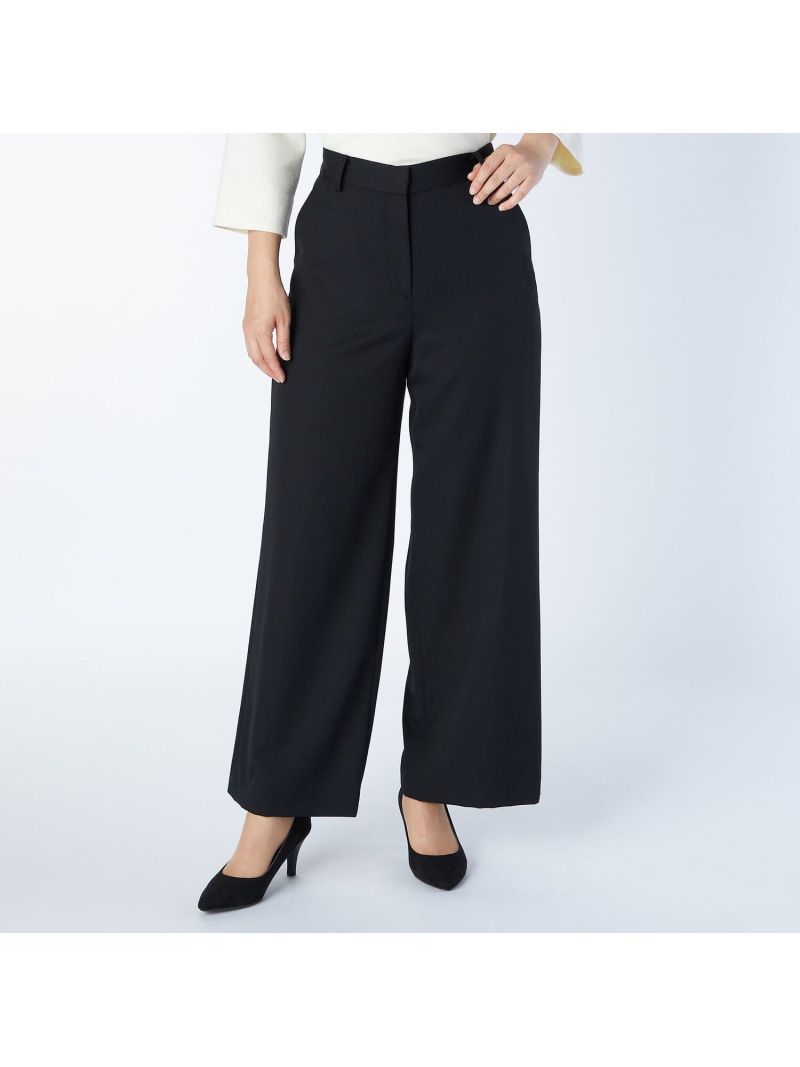 【SALE／50%OFF】ウールギャバパンツ KEITH キース パンツ その他のパンツ ブラック【RBA_E】【送料無料】[ Fashion]