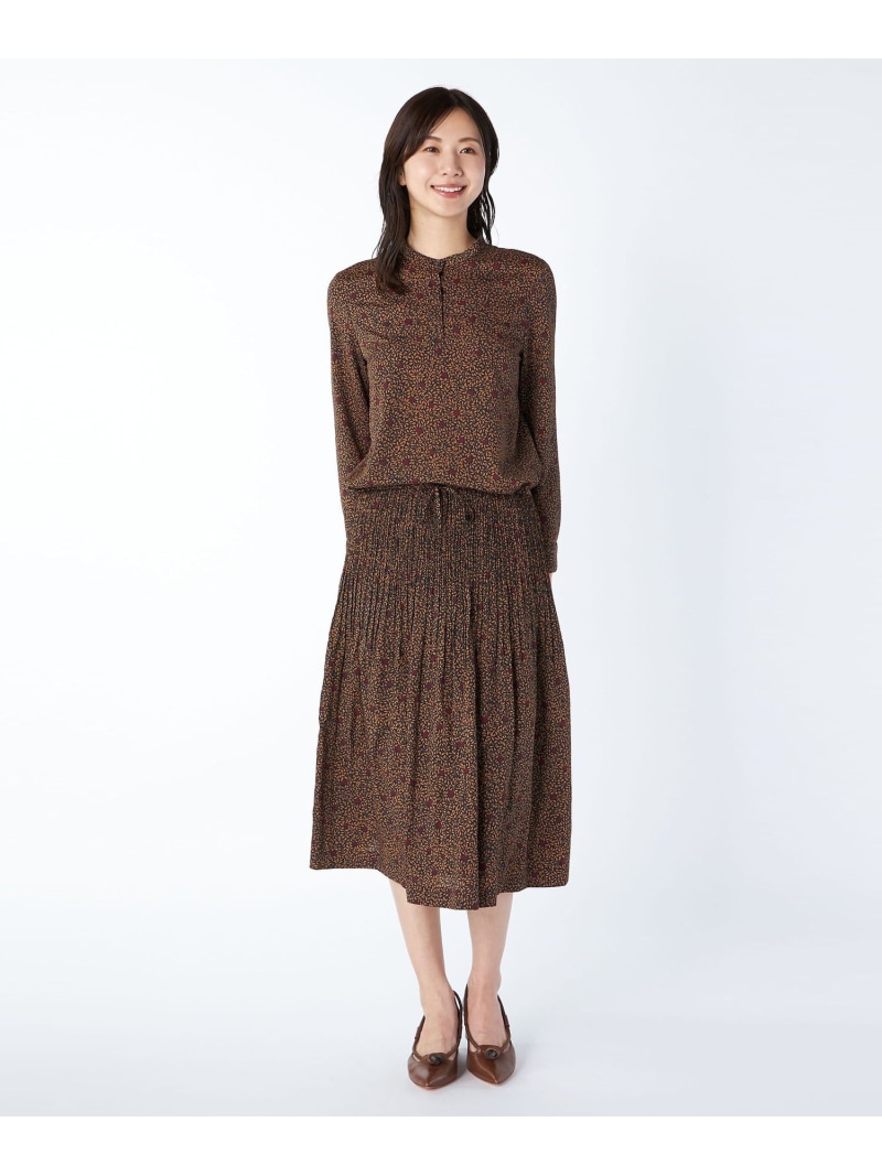 【SALE／48%OFF】スモールリーフPtブラウス KEITH キース トップス シャツ・ブラウス ネイビー【RBA_E】【送料無料】[ Fashion]