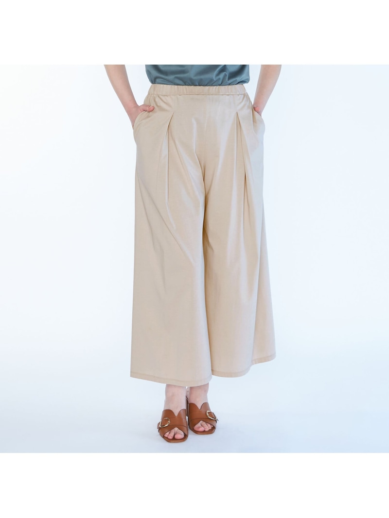 【SALE／47%OFF】プレーティングテンジクパンツ SCAPA スキャパ パンツ その他のパンツ ベージュ ブラック【RBA_E】【送料無料】[ Fashion]