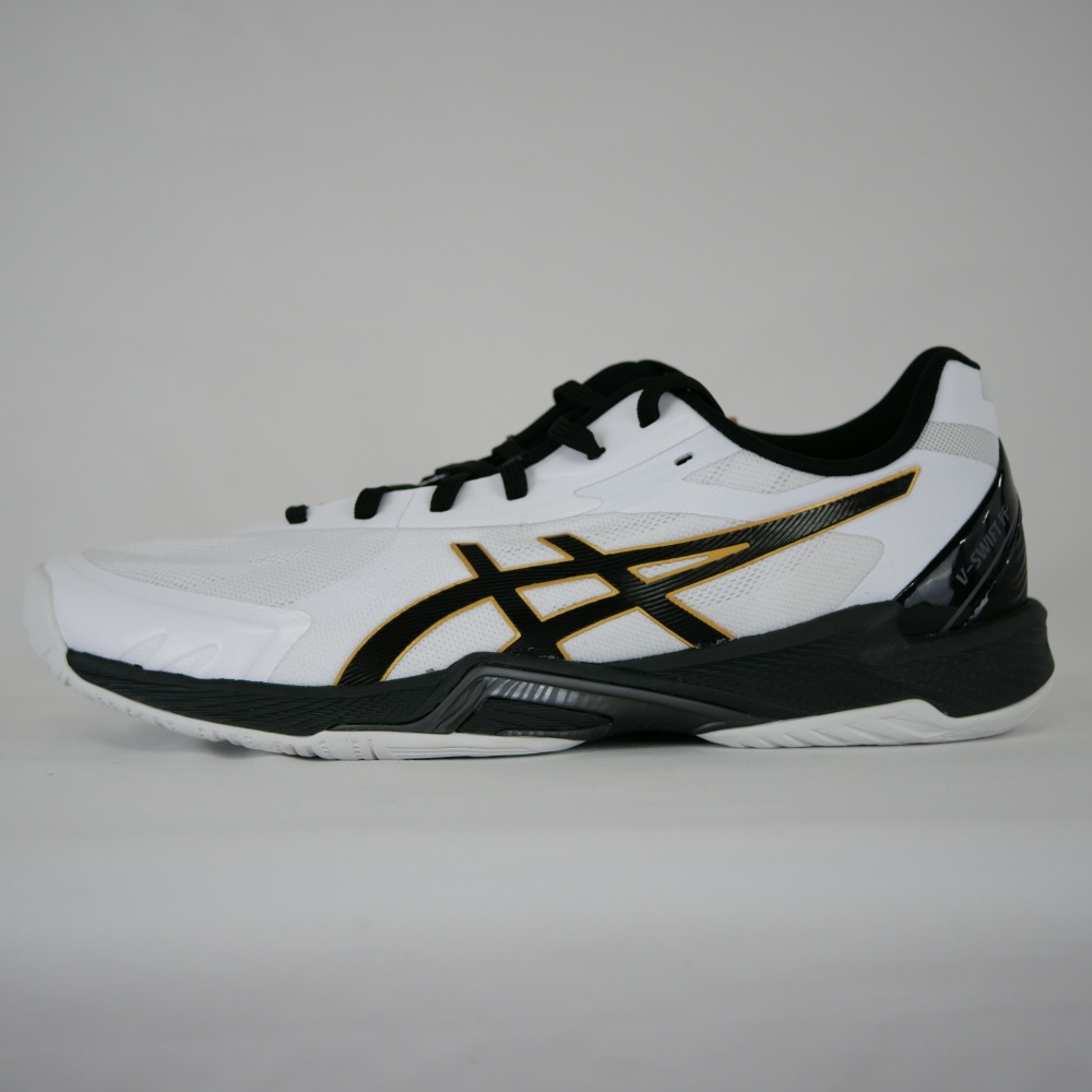 ショップ asics アシックス V-SWIFT FF 3 ユニセックス バレーボールシューズ 1053A042-100 ホワイト ブラック  fucoa.cl