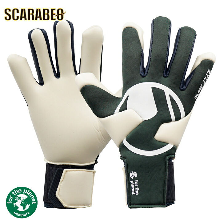 ウールシュポルト uhlsport サッカー キーパー手袋 キーパーグローブ 101126201 ダークオリーブ×ホワイト×ネイビー カーキグリーン キーグロ キーパー用品 限定|スポーツショップSCARABEO