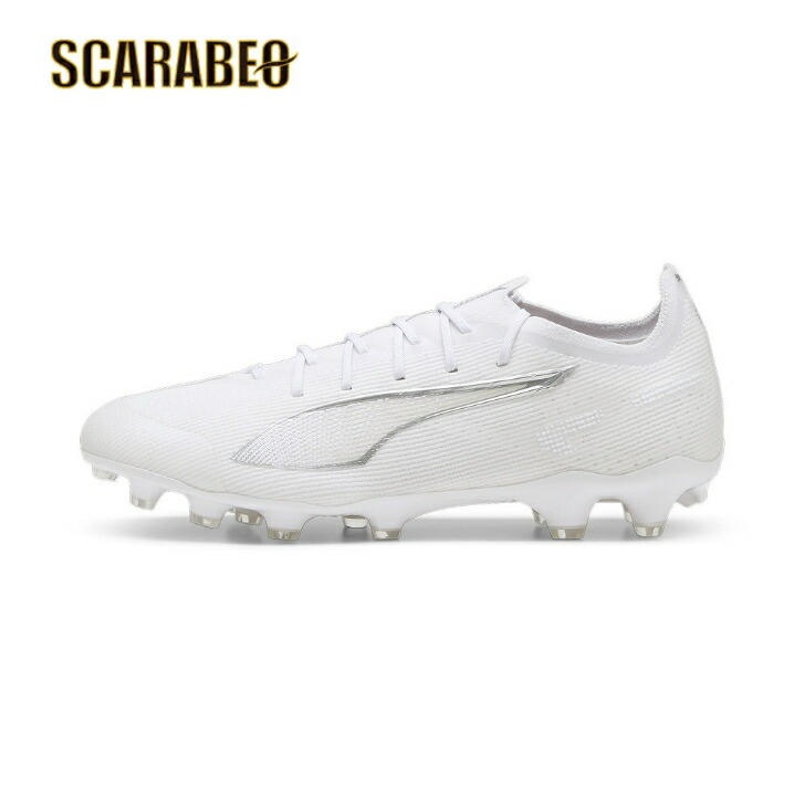 【店卸し資産取り計らう大売り出し】PUMA ピューマ ウルトラ 5 アルティメット HG/AG プーマホワイト 107885-04 蹴球シューズ 蹴球 スパイク シューズ 靴 くつ 中学 上級高等学校 原則として 成年者 軽さ 延性のある 素足感覚的な体験
