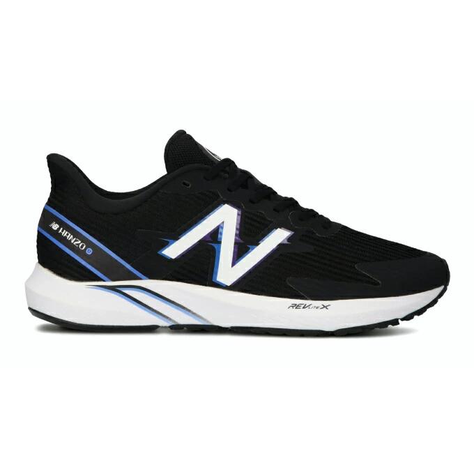【楽天市場】ニューバランス NB HANZO U メンズ ランニングシューズ MHANZUB4 2E ブラック ホワイト REVLITE X