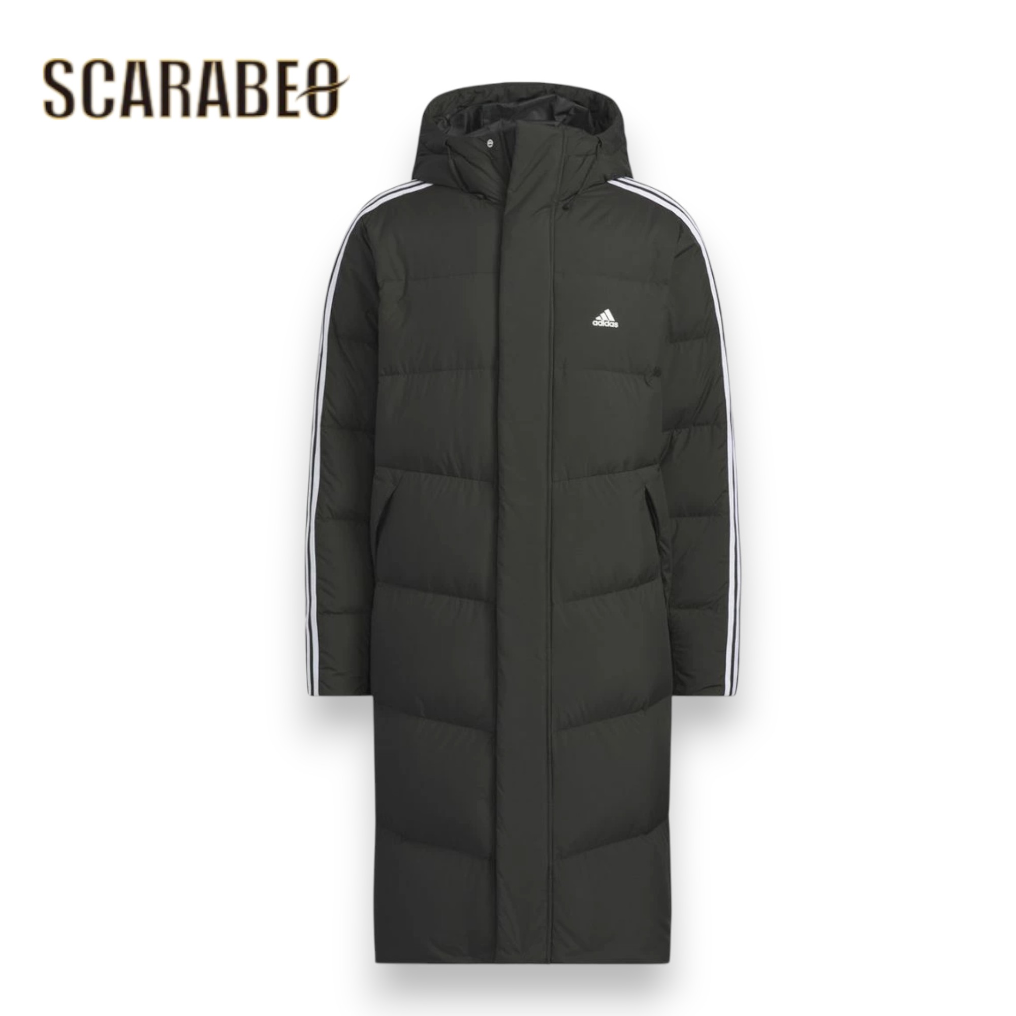 adidas アディダス　ファー　フード　ダウンコート　メンズ　L ブラック　黒 adidas アディダス ファー フード ダウンコート メンズ L ブラック 黒