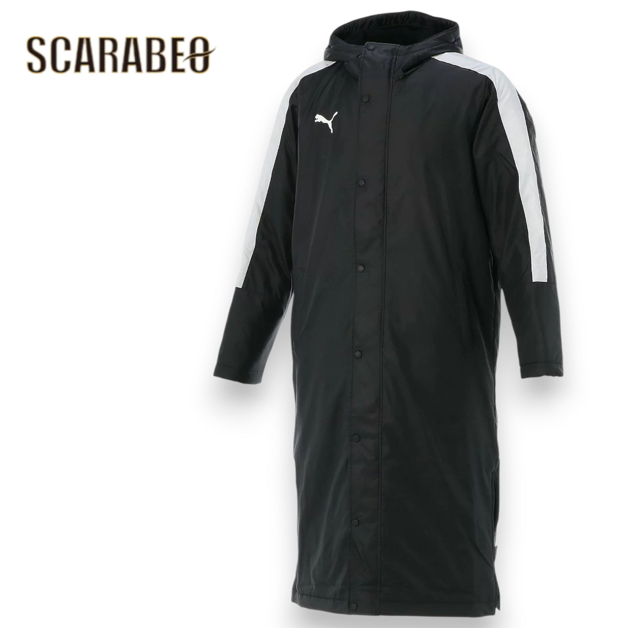 美品 プーマ ロングパデッド　中綿 ベンチコート 黒 XXL メンズ PUMA 楽天市場】プーマ PUMA ベンチコート ロングコート 中綿コート パ