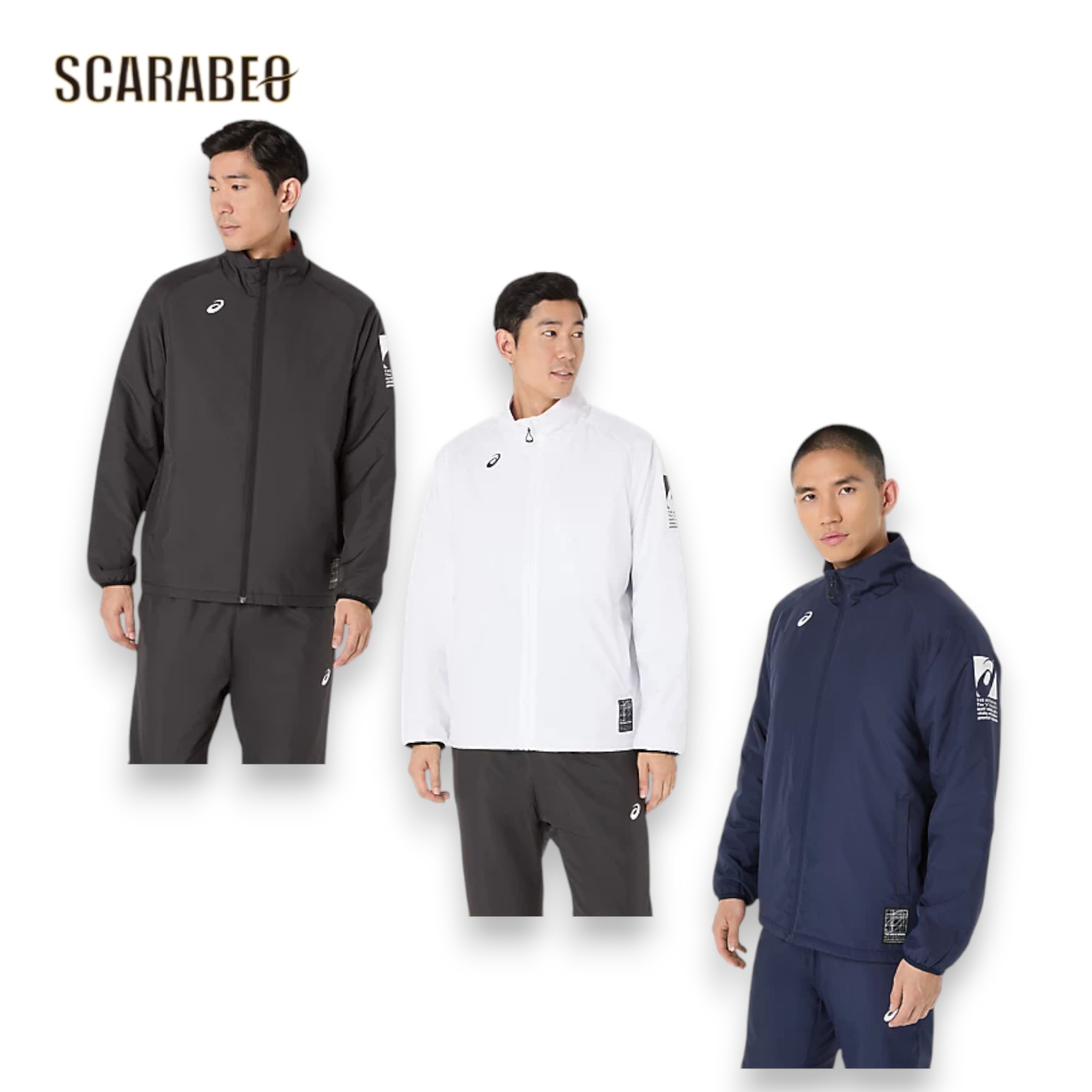 アシックス 中わた 上衣上衣 メンズ 防風 はっ水 保温 BACKWARM ASICS 形づくる 中綿上衣 2031f178