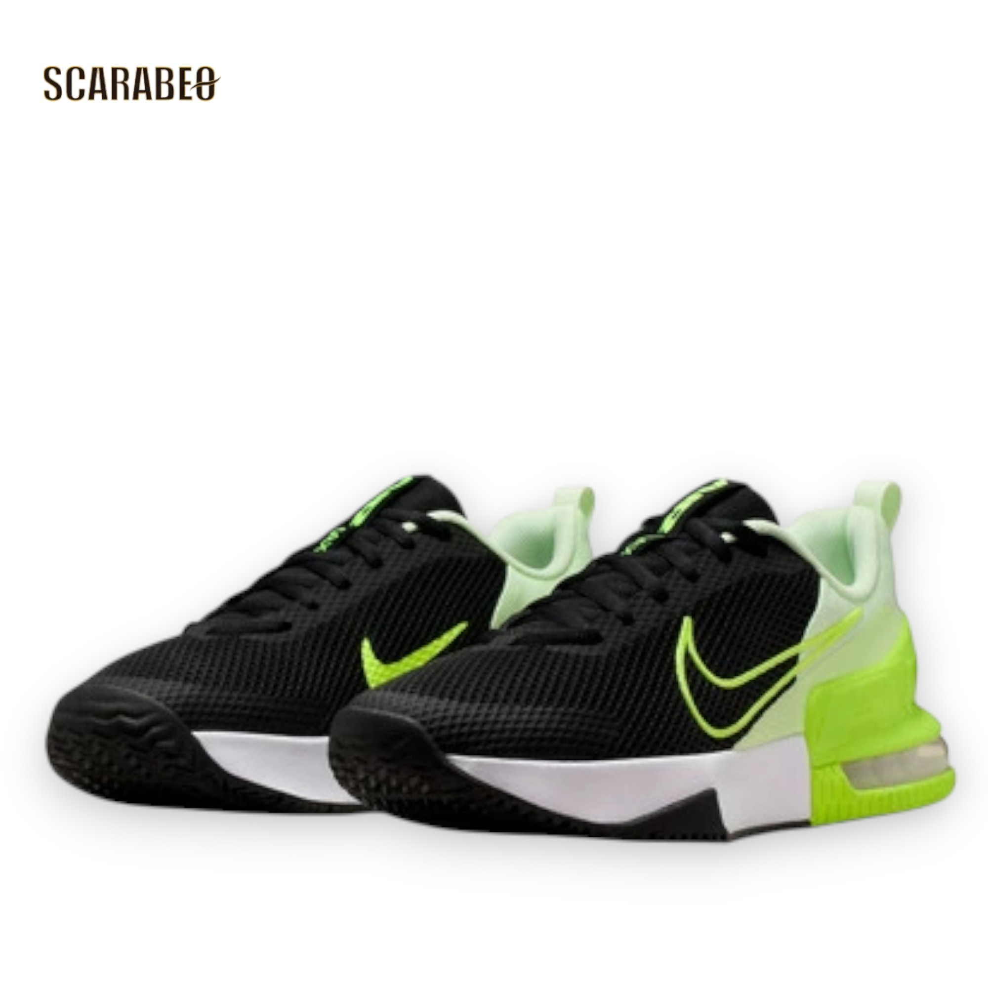 ナイキ NIKE メンズ 体育館シューズ 形づくるシューズ 大気圏 マックス アルファ 調教師 6 黒いこと 緑であること 筋トレ fq1833-013