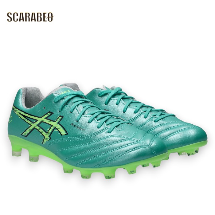 ASICS アシックス DS LIGHT X-FLY PRO 3 サッカースパイク Aurora Green Illuminate Green 1101a072-300|スポーツショップSCARABEO