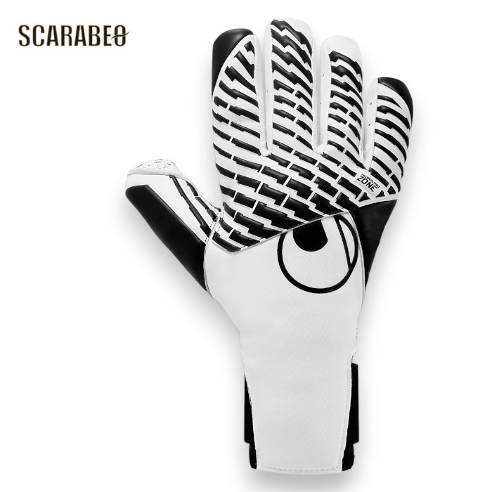 Uhlsport ウールシュポルト GKグローブ ファングマシーネ スーパーグリップ+ ハーフネガティブ 1011396 01 キーパーグローブ サッカー ゴールキーパー用 高グリップ 試合用 1011396-01｜スポーツショップSCARABEO