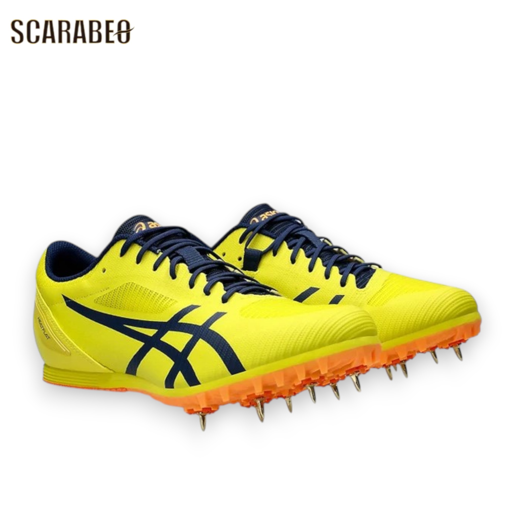 ASICS アシックス 陸上スパイク HEATFLAT 12 1093A195 メンズ レディース 短距離 中距離 100m 1500m ハードル 走幅跳 三段跳 棒高跳 オールウェザー 土トラック対応 初心者 中級者 スパイク 陸上シューズ 1093a195-750