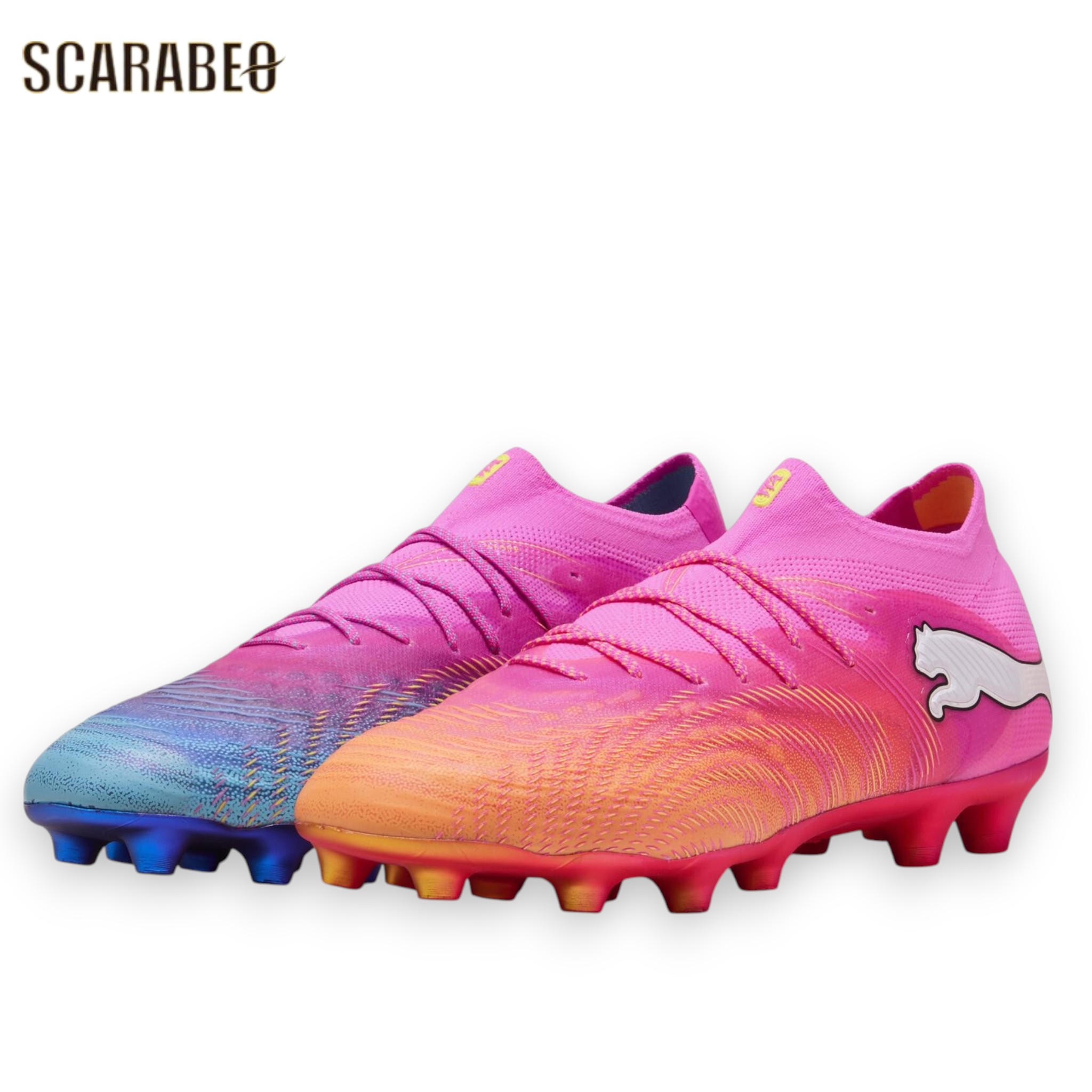 PUMA ピューマ 此れから 9 アルティメット HG/AG SHOWTIME PACK 蹴球スパイク 108898-05 土 人工芝 生まれながら芝相応う ポイズンピンク 108898-05