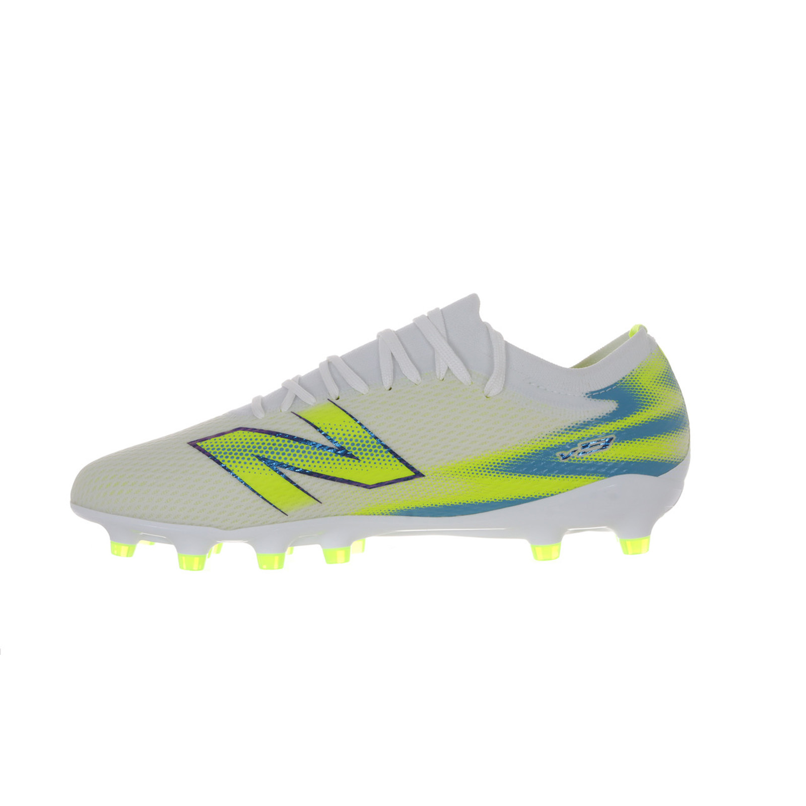 ニューバランス FURON TEAM HG/AG V9 UF3H6J62E サッカースパイク 2E ワイド フューロン ホワイト ブルー 土 人工芝 天然芝 uf3h6j62e｜スポーツショップSCARABEO