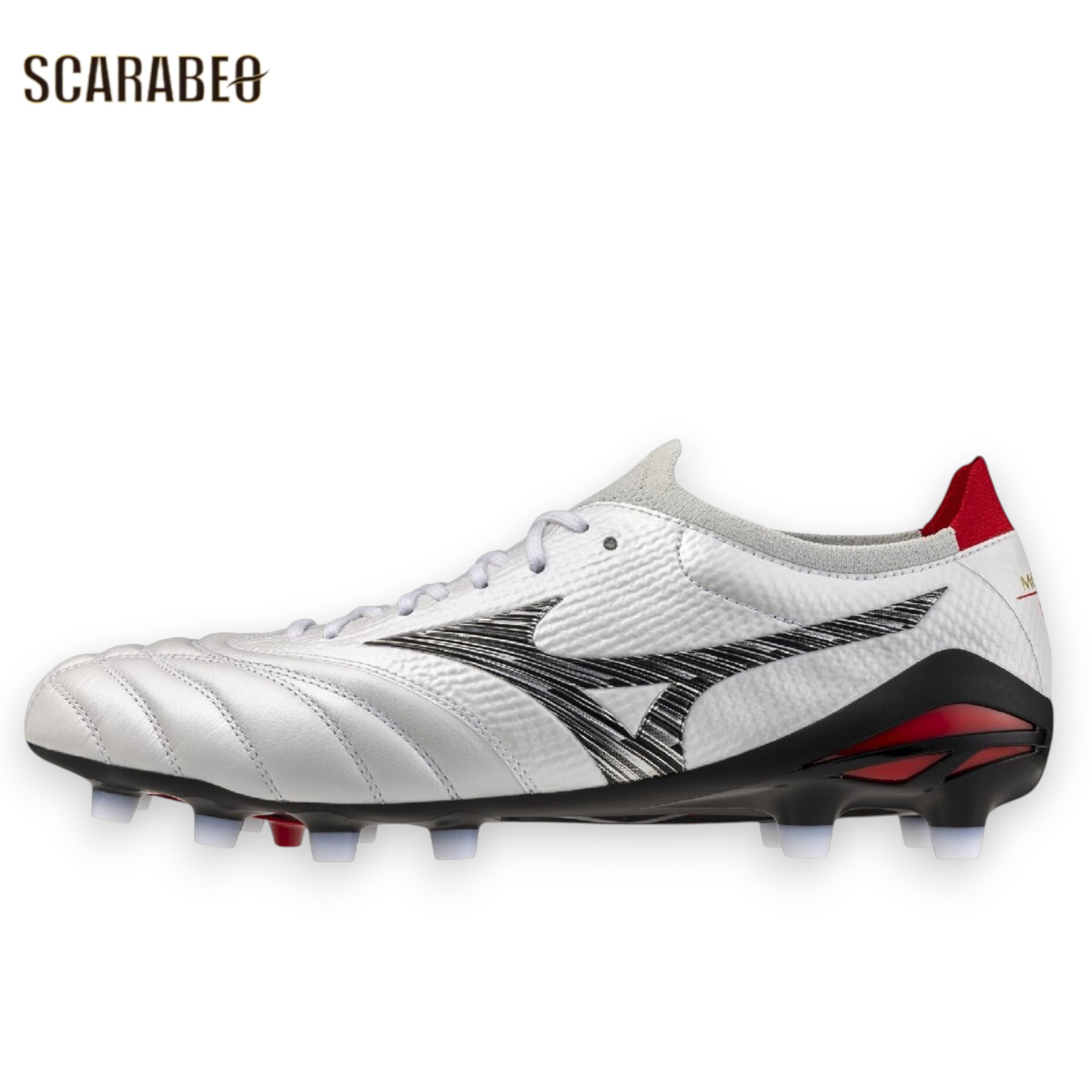 ミズノ MORELIA NEO 5 β JAPAN モレリア ネオ 5 ベータ ジャパン サッカースパイク 天然皮革 カンガルーレザー 日本製 固定式 メンズ Mizuno p1ga269009｜スポーツショップSCARABEO 25,641円