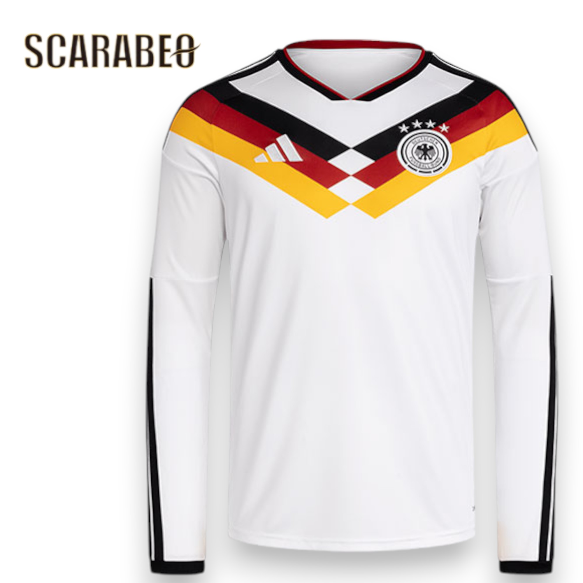 アディダス ドイツ代表 2026 ホーム レプリカ ユニフォーム 長袖 メンズ 大人 サッカーウェア adidas GERMANY CLIMACOOL スリムフィット klh19|スポーツショップSCARABEO