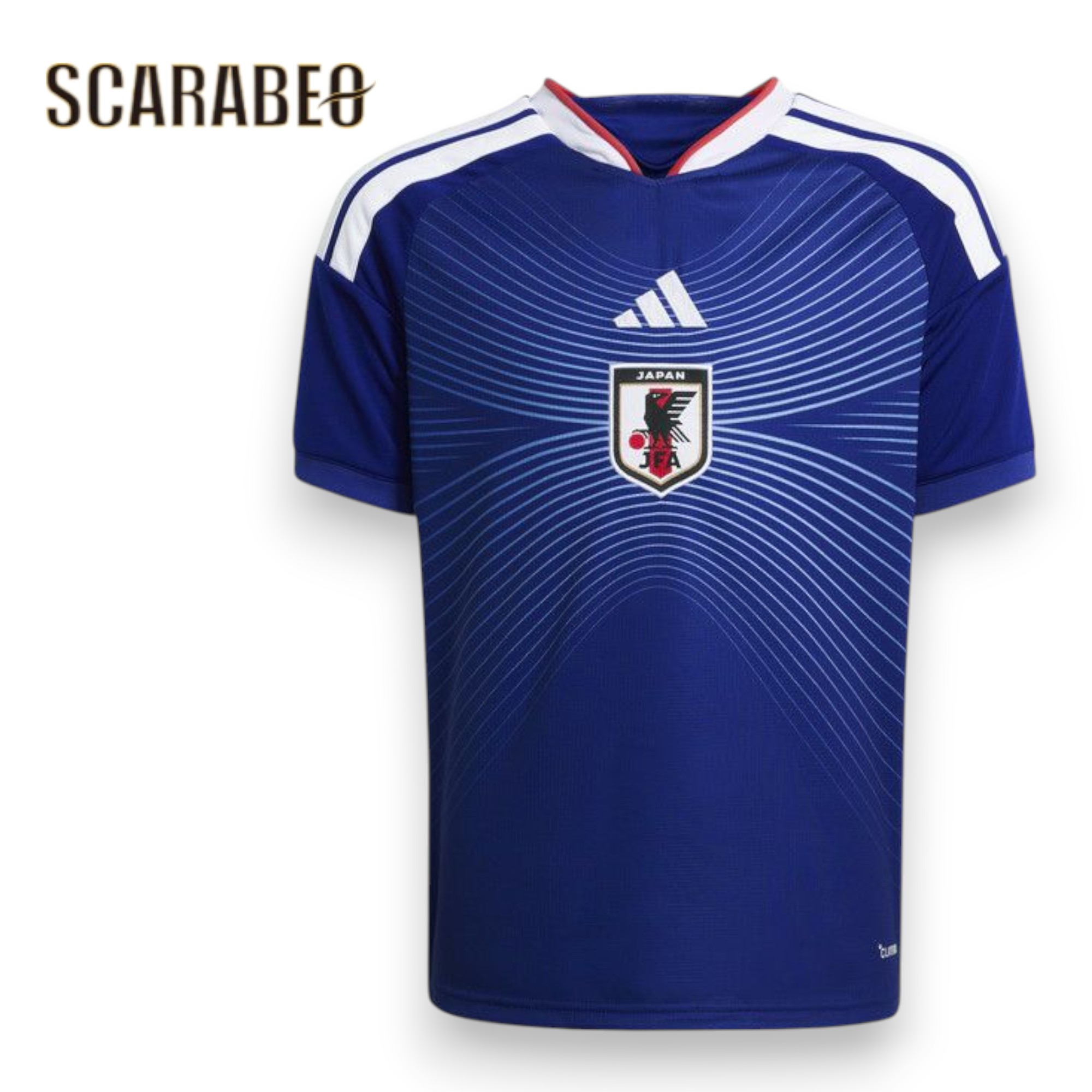 アディダス ジュニア サッカー日本代表 2026 ホーム レプリカ ユニフォーム 半袖 キッズ 子供用 UV719 JZ9688 adidas サムライブルー 青 ブルー サッカー 応援 観戦 シャツ uv719｜スポーツショップSCARABEO