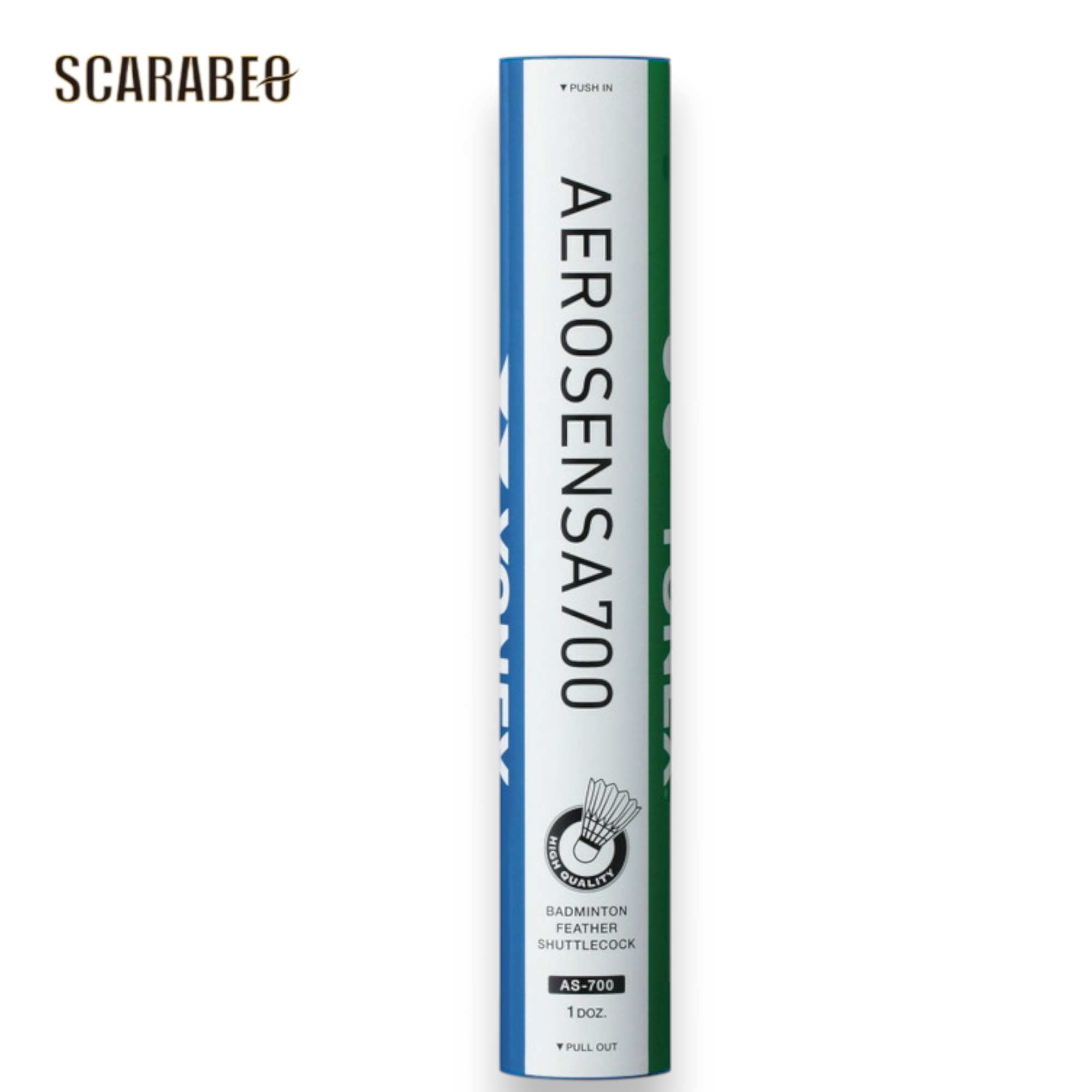 楽天市場】エアロセンサ700 1ダース 第2種検定合格球 バドミントン