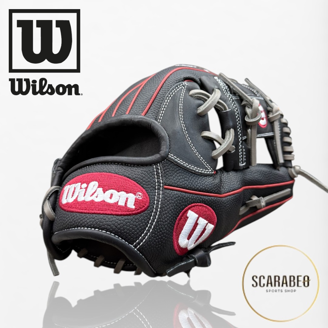 ウィルソン Wilson 軟式グローブ 内野手用 D-MAX DUAL 87型 右投げ用 外崎モデル ブラック×ブラックSS WBW103864 軟式用グラブ USAオリジナル MLB人気 wbw103864|スポーツショップSCARABEO