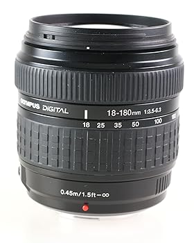【中古】［人並み外れたに好いたらしい］Olympus Zuiko Digital - Zoom lens - 18 粍 - 180 粍 - f/3.5-6.3 ED - Four Thirds - for Olympus E-3, E-30, E-410, E-420, E-450, E-520, E- カメラ用交換レンズ-カメラ・ビデオカメラ・光学機器-TV・オーディオ・カメラ
