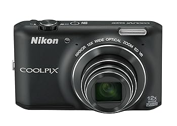 【中古】［非常に良い］Nikon デジタルカメラ COOLPIX S6400 タッチパネル液晶 光学12倍ズーム スマートブラック S6400BK