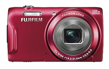 【中古】［人並み外れたに好いたらしい］FUJIFILM デジタル写真機 FinePix T500R 光学12倍 赤いこと F FX-T500R