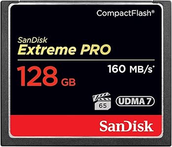 【中古】SanDisk Extreme PRO コンパクトフラッシュ 128GB 160MB/s 1067倍速 SDCFXPS-128G-X46|スカーレット2021