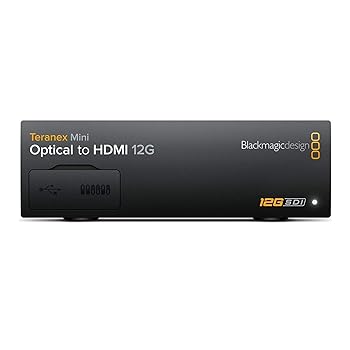 【中古】［人並み外れたに好いたらしい］Blackmagic Design 変換器 Teranex mini Optical to HDMI 12G 4Kp60相応う 003207