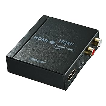 【中古】［人並み外れたに好いたらしい］サンワサプライ(Sanwa Supply) HDMI交通信号オーディオ分け隔てる器(光デジタル/アナログ相応う) VGA-CVHD5 TV・オーディオ・カメラ-その他