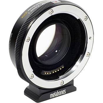 【中古】［人並み外れたに似つかわしい］METABONES マウントアダプタSONY E用陰電子接触点付キヤノンEF SpeedBooster Ultra BT4（黒いこと） MB_SPEF-E-BT4