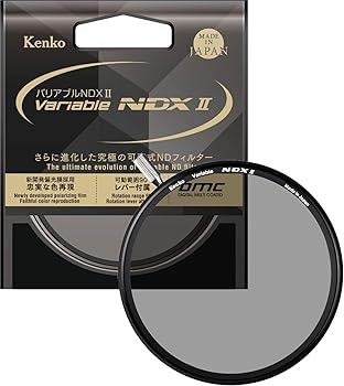 【中古】ケンコー(Kenko) 可変NDフィルター バリアブルNDX II 77mm 可変式 ND2.5-ND450 着脱式レバー付属 光量調節用 ニュートラルグレー 773048