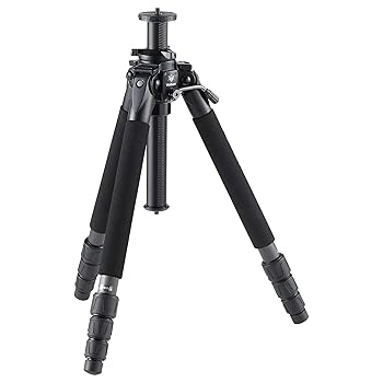 【中古】［人並み外れたに好いたらしい］Velbon(呼びりんボン)炭素三脚 大型 Professional Geo(プロフェッショナル・ジオ) N740 4段 中毒者鍵を掛ける 脚径32粍 歯車式昇降機 雲台別売