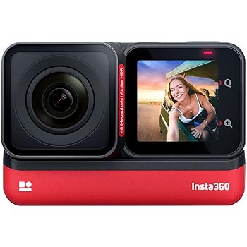 【中古】［非常に良い］Insta360 ONE RS ツイン版（5.7K 360 レンズ\u00264Kブーストレンズ）交換式レンズ アクションカメラ