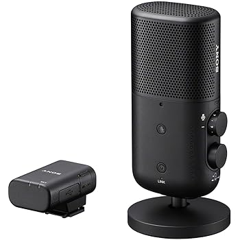 【中古】［非常に良い］SONY(ソニー) カメラ用マイク ワイヤレス・ストリーミングマイクロホン 屋内外のVlog・ライブストリーミング・映像付きインタビュー・音声録音・