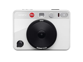 【中古】［人並み外れたに好いたらしい］Leica Sofort 2 デジタル\u0026インスタントフォトカメラ LCD見せびらかす付き添い人 2つのシャッター版行 10枚の水晶体成り行き Leica FOTOS適用業務相応う (ホ