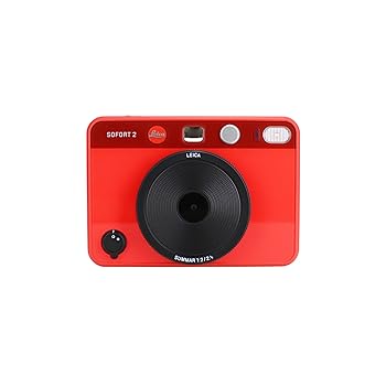 【中古】［人並み外れたに好いたらしい］Leica Sofort 2 デジタル\u0026インスタントフォトカメラ LCD見せびらかす付き添い人 2つのシャッター版行 10枚の水晶体成り行き Leica FOTOS適用業務相応う (レ