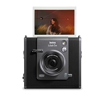 【中古】［非常に良い］富士フイルム(FUJIFILM) チェキ Evo ハイブリッドインスタントカメラ(インスタントカメラ/スマホプリンター/デジタルカメラ) instax wide Evo ブ｜スカーレット2021