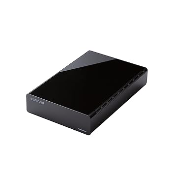【中古】ELD-ERT020UBK(ブラック) 外付けHDD 2TB USB3.0/2.0接続