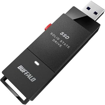 【中古】BUFFALO バッファロー 外付けSSD ブラック 1.0TB SSD-PUT1.0U3-BKA|スカーレット2021