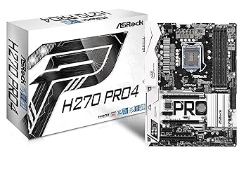【中古】ASRock Intel H270手当て仕掛ける積み上げる ATXお母さんゲーム盤 H270 Pro4
