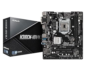 【中古】ASRock Intel H310チップ搭載 Micro ATX マザーボード H310CM-HDV/M.2｜スカーレット2021