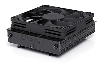 【中古】Noctua NH-L9a-AM4 chromax.black, 高さ92mm ロープロファイル CPUクーラー (ブラック)
