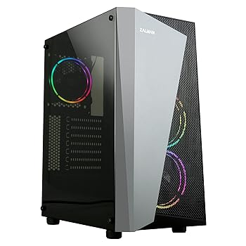 【中古】ZALMAN S4 Plus ミドルタワーPCケース RGBファン 3基搭載 CS7798