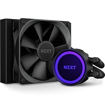 【中古】NZXT Kraken 120 飾り気のない水冷中央処理装置空調設備 120粍 RL-KR120-B1 FN1640